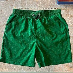 Green Swim Trunks for Men